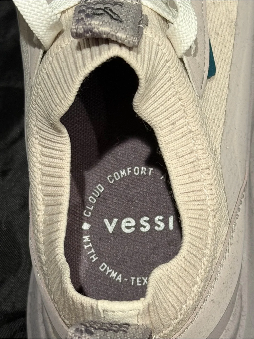 Vessi Stormburst Light Quartzite Waterproof Knit Sneakers, Women sz 6